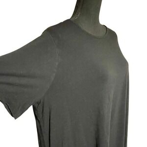 Old Navy Luxe Black Short Sleeve Tee